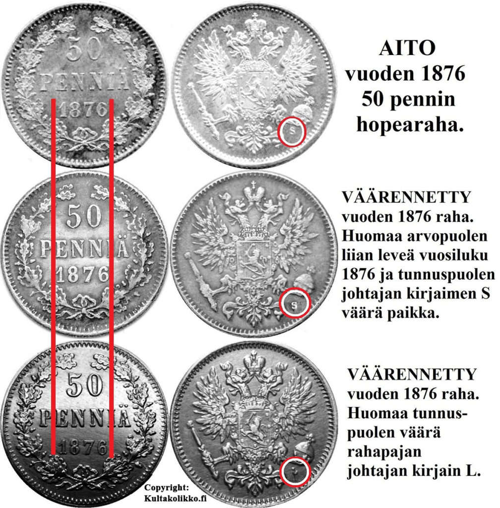 50 penniä 1867