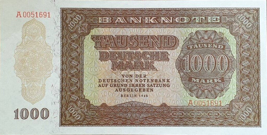 Kuva 10. 1000 DDR markka 1948